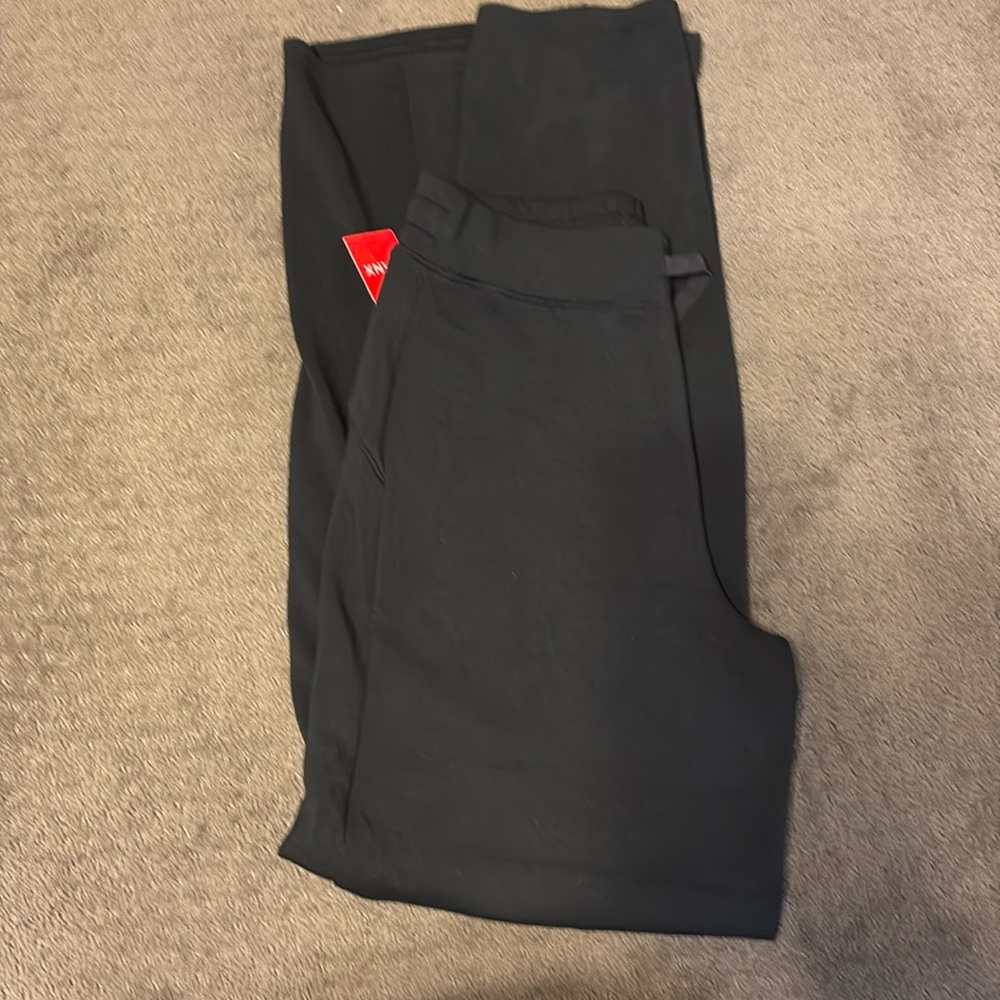 Spanx Air Essentials Black Sweatpants, Large Tall, NWT